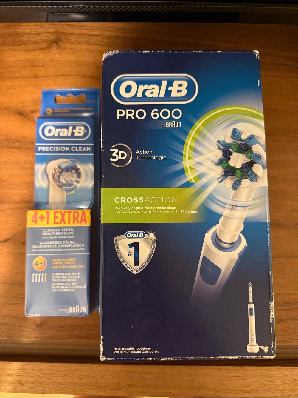 Oral B Electric Toothbrush Pro 600 Rechargeable rotating toothbrush